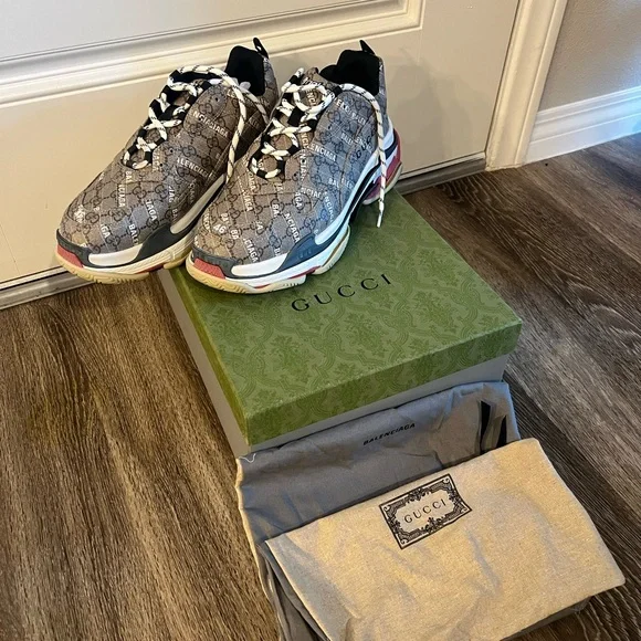 Gucci x Balenciaga Triple S Sneaker 'The Hacker Project' - Picture 1 of 7